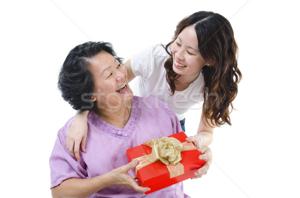 Gift box for mother Stock photo © szefei
