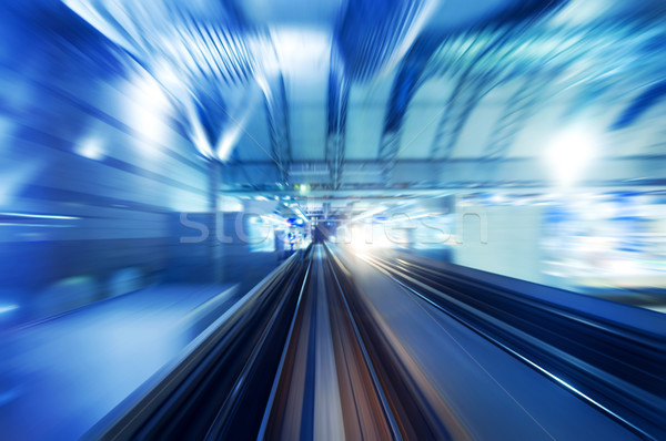 High speed train moving Stock photo © szefei