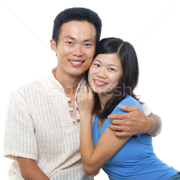 Stock photo: Loving Asian Couple