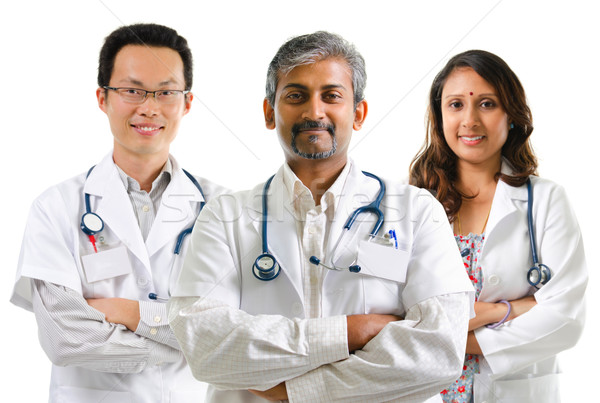 Multiracial doctors Stock photo © szefei
