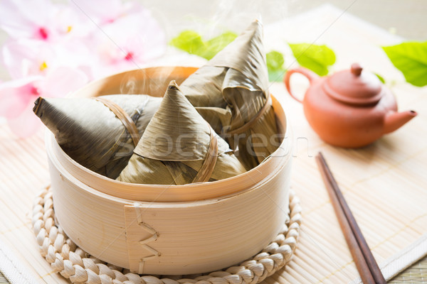 Asian Chinese Rice Dumplings Stock photo © szefei