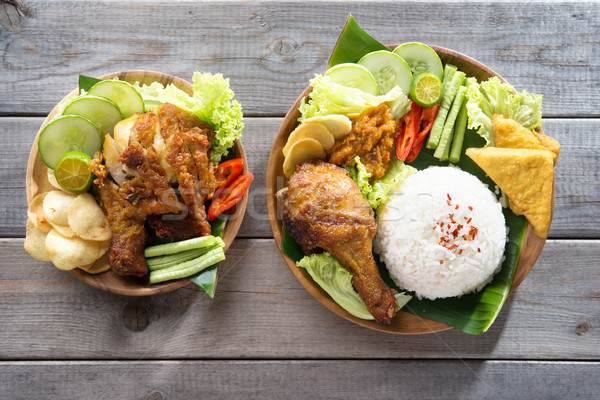 アジア料理 有名な 伝統的な インドネシアの 食品 ストックフォト © szefei