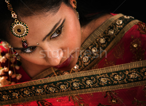 Indian femme visage séduisant [[stock_photo]] © szefei