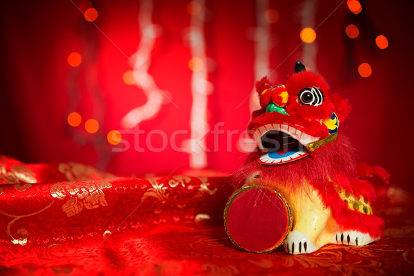 Chinese New Year or Spring Festival decorations Stock photo © szefei