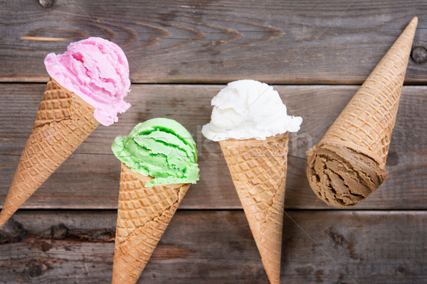 Different sorts of Ice Cream  Stock photo © szefei