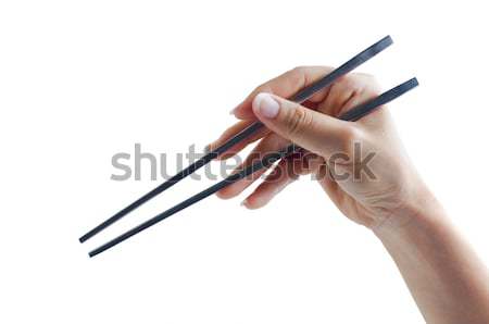 Holding Chopsticks Stock photo © szefei