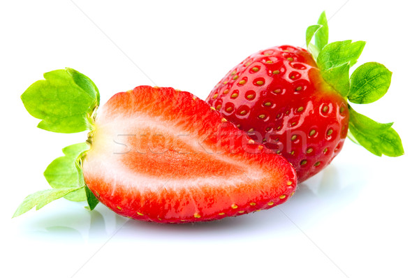 Stock photo: Fresh and tasty strawberries
