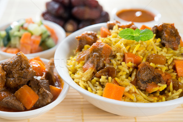 Arab orez ramadan alimente Orientul Mijlociu Imagine de stoc © szefei
