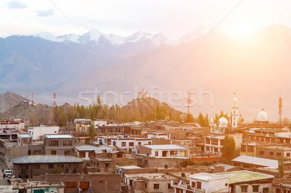 Leh city in north India Stock photo © szefei