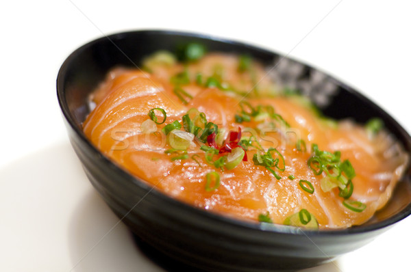 Japanese sashimi rice Stock photo © szefei