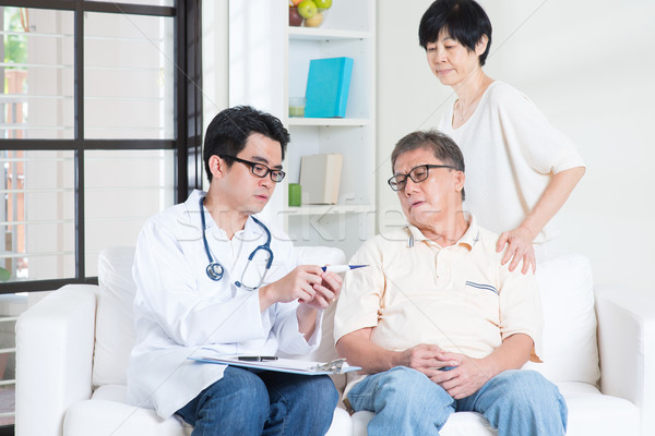 Doctor and patient Stock photo © szefei