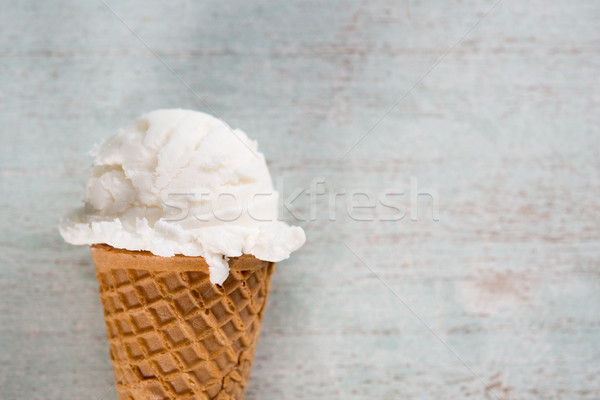 Coconut ice cream cone  Stock photo © szefei