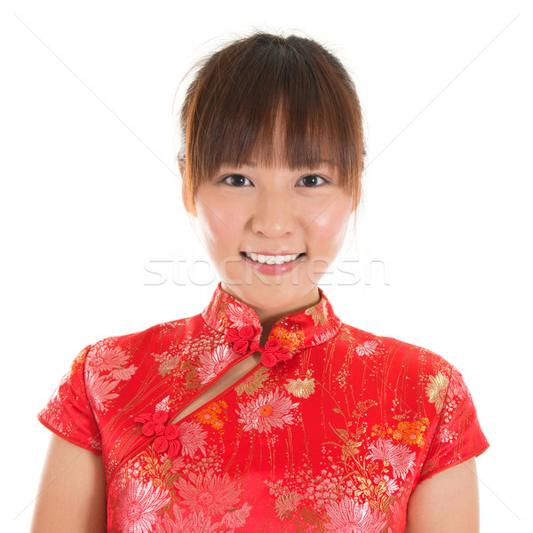 Chinese girl face Stock photo © szefei