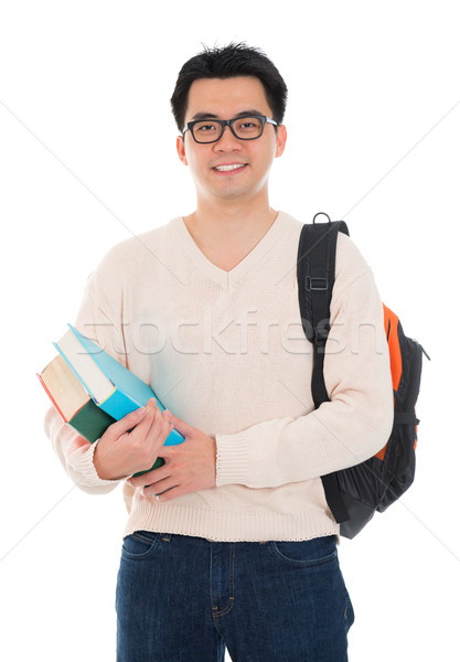 Asia adulto estudiante casual desgaste escuela Foto stock © szefei