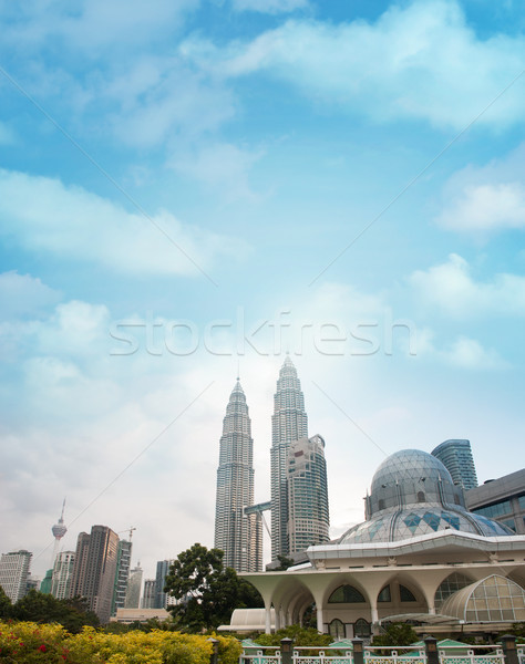 [[stock_photo]]: Vue · célèbre · mosquée · Kuala · Lumpur