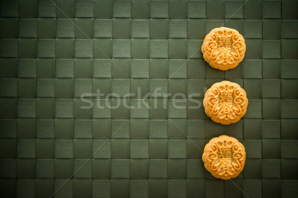 Moon cakes eaten on Mid-Autumn Festival  Stock photo © szefei