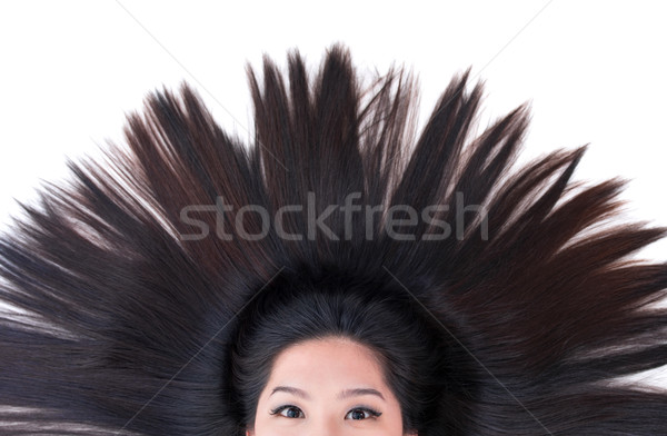 Scatter hair Stock photo © szefei