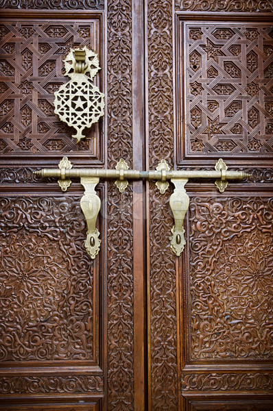 Islamic style door Stock photo © szefei