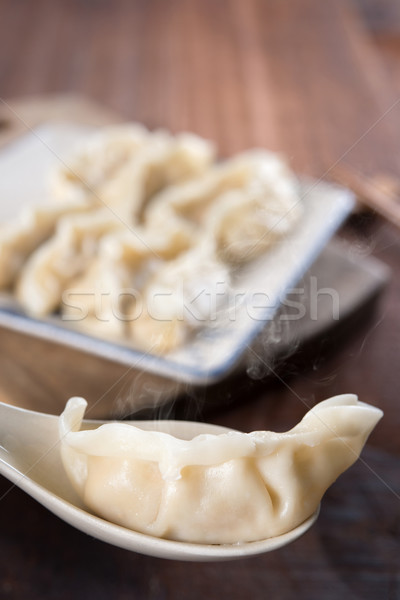 Popular Chinese Food Dumplings Stock photo © szefei