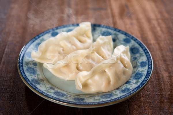 Chinese dish steamed dumplings Stock photo © szefei