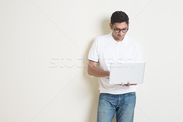 Foto stock: Indiano · masculino · retrato · bonito · cara