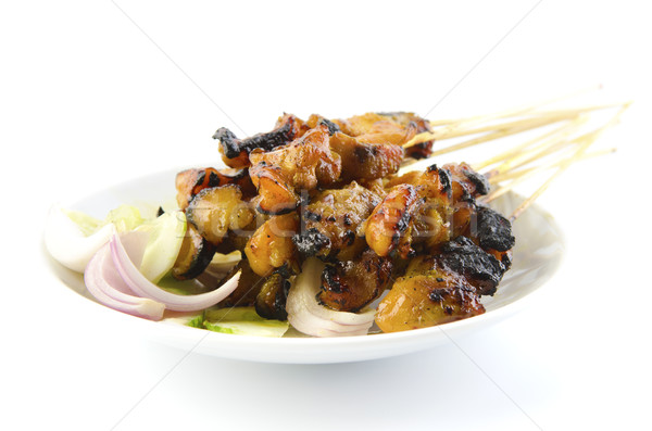 Satay chicken Stock photo © szefei