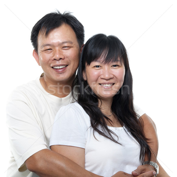 Stock photo: Asian mature couple