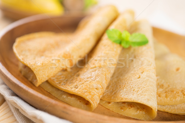 Foto stock: Plátano · crepe · Asia · estilo · desayuno