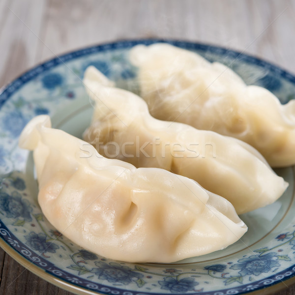 Chinese cooking fresh dumplings Stock photo © szefei