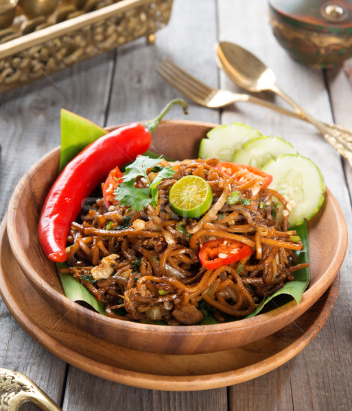 Asian fried noodles Stock photo © szefei