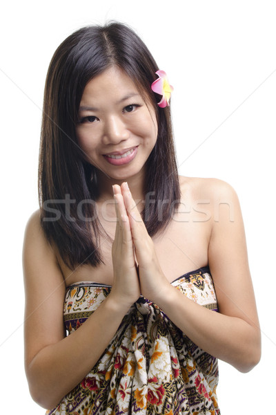 Asian female Stock photo © szefei