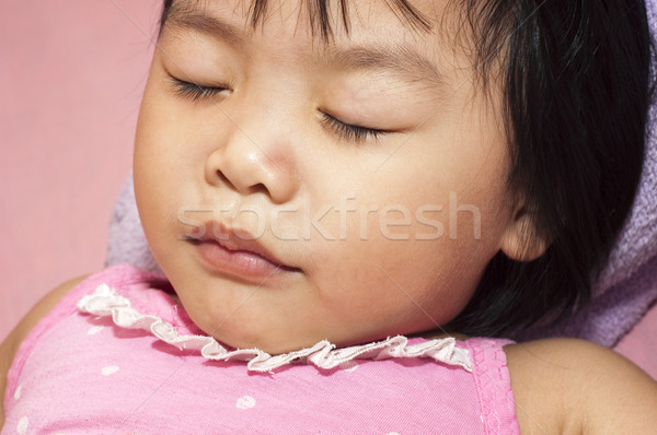 Stock photo: Sleeping child