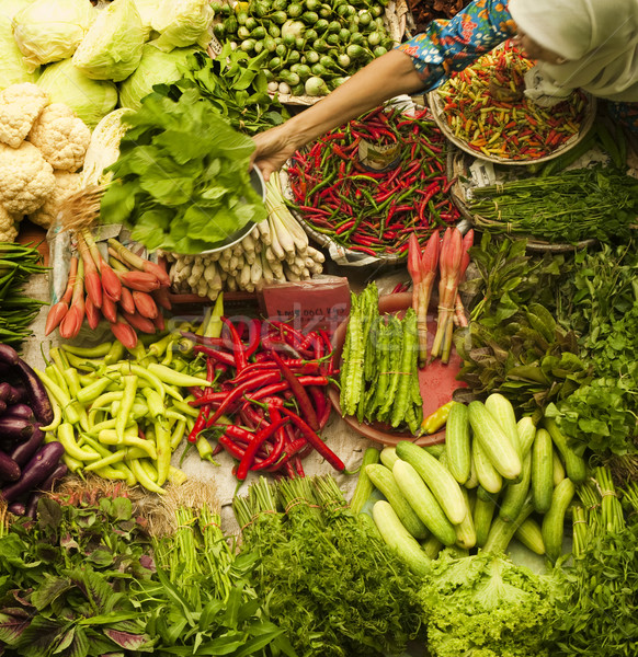 Vegetable market Stock photo © szefei