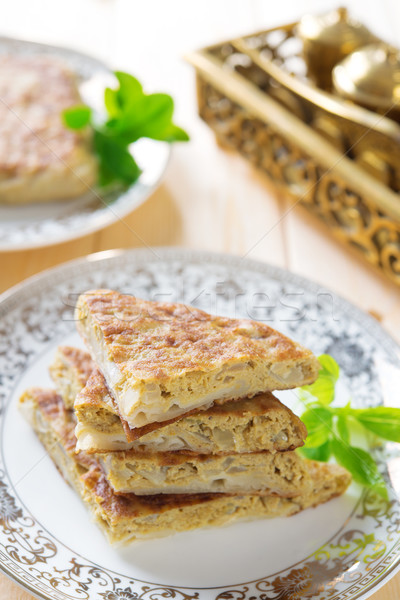 Foto d'archivio: Ripieno · arabic · pane · Medio · Oriente · pranzo