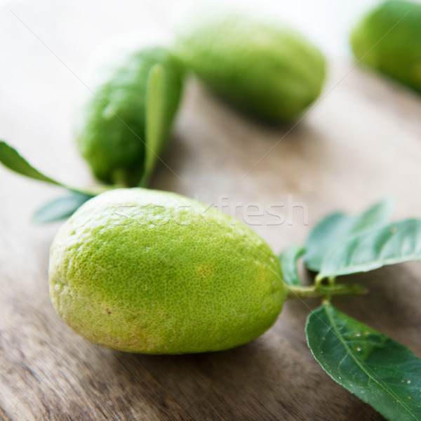 Pesticide free lemons Stock photo © szefei