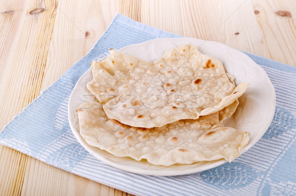 Chapatti or Indian Roti Stock photo © szefei