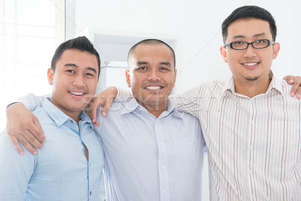 Sudeste asiático equipe de negócios escritório negócio homens Foto stock © szefei