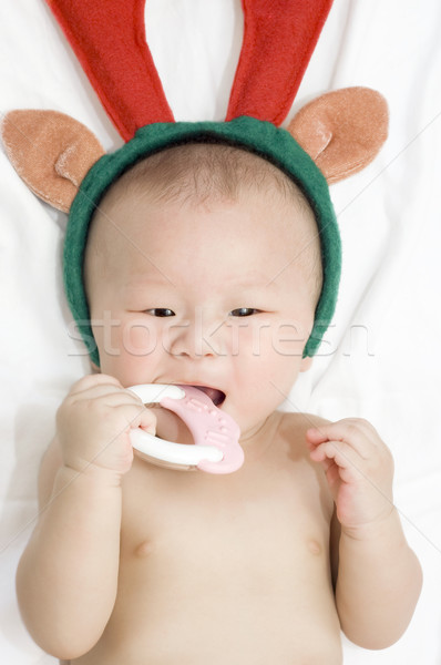 Christmas baby Stock photo © szefei