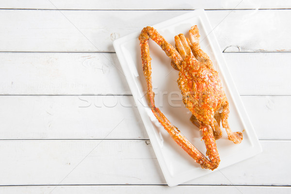Cooked flower crab  Stock photo © szefei