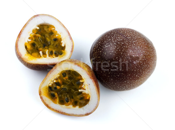 Pasión frutas aislado blanco alimentos limpio Foto stock © szefei