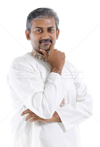 Traditional Indian man Stock photo © szefei