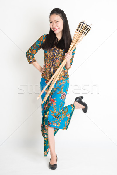 Ramadan girl Stock photo © szefei