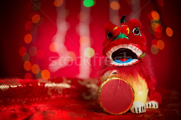 Lunar New Year or Spring Festival decorations Stock photo © szefei