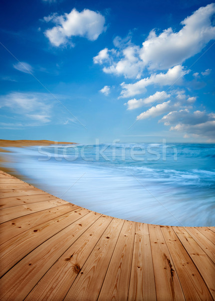 Blue Beach Stock photo © szefei