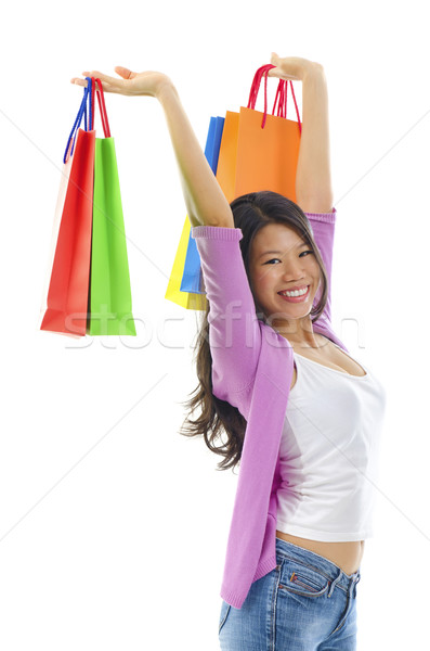 Happy shopper Stock photo © szefei