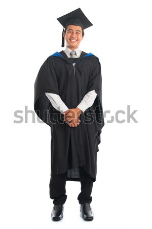 Foto stock: Pós-graduação · feliz · asiático
