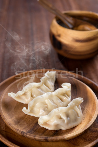Delicious Chinese Food Dumplings Stock photo © szefei