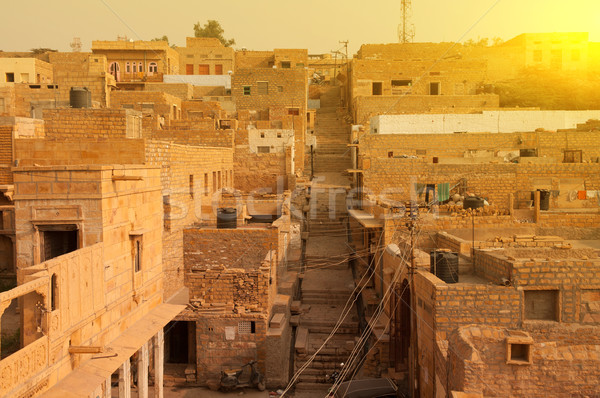 Jaisalmer city Stock photo © szefei