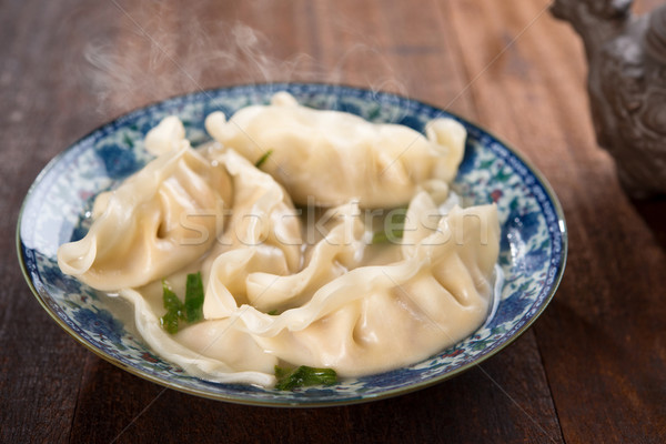 Fresh dumplings Stock photo © szefei
