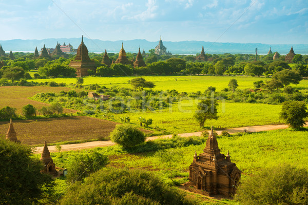 Bagan temples Stock photo © szefei
